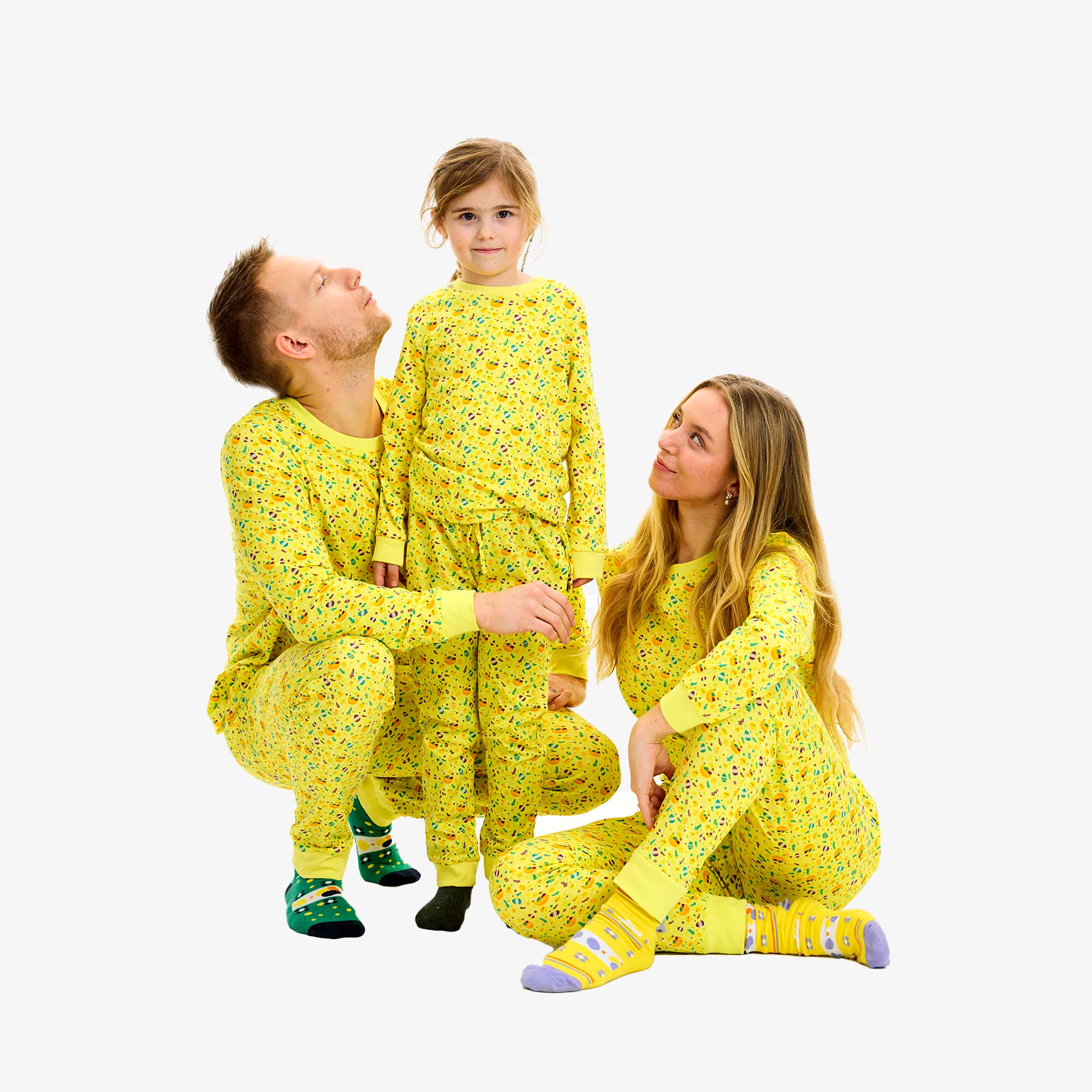 Påskpyjamas Gul - Barn.